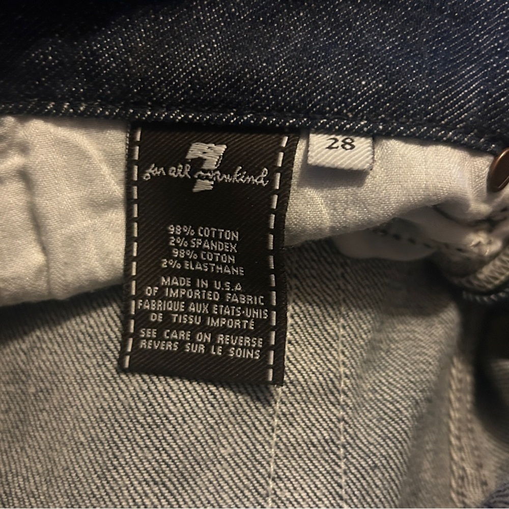 7 For All Mankind ‘A Pocket' Flare Bootcut Leg Jeans Size 28 - Picture 7 of 9